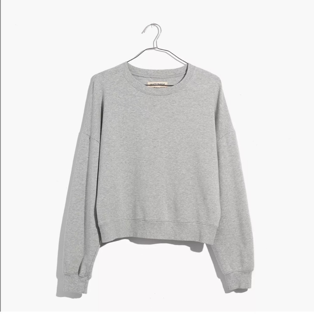 Madewell Rivet & Thread Gray Sweatshirt